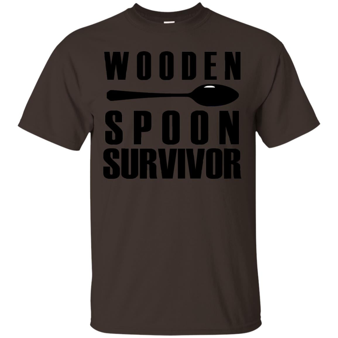 Wooden Spoons Survivor Shirt Dark Chocolate