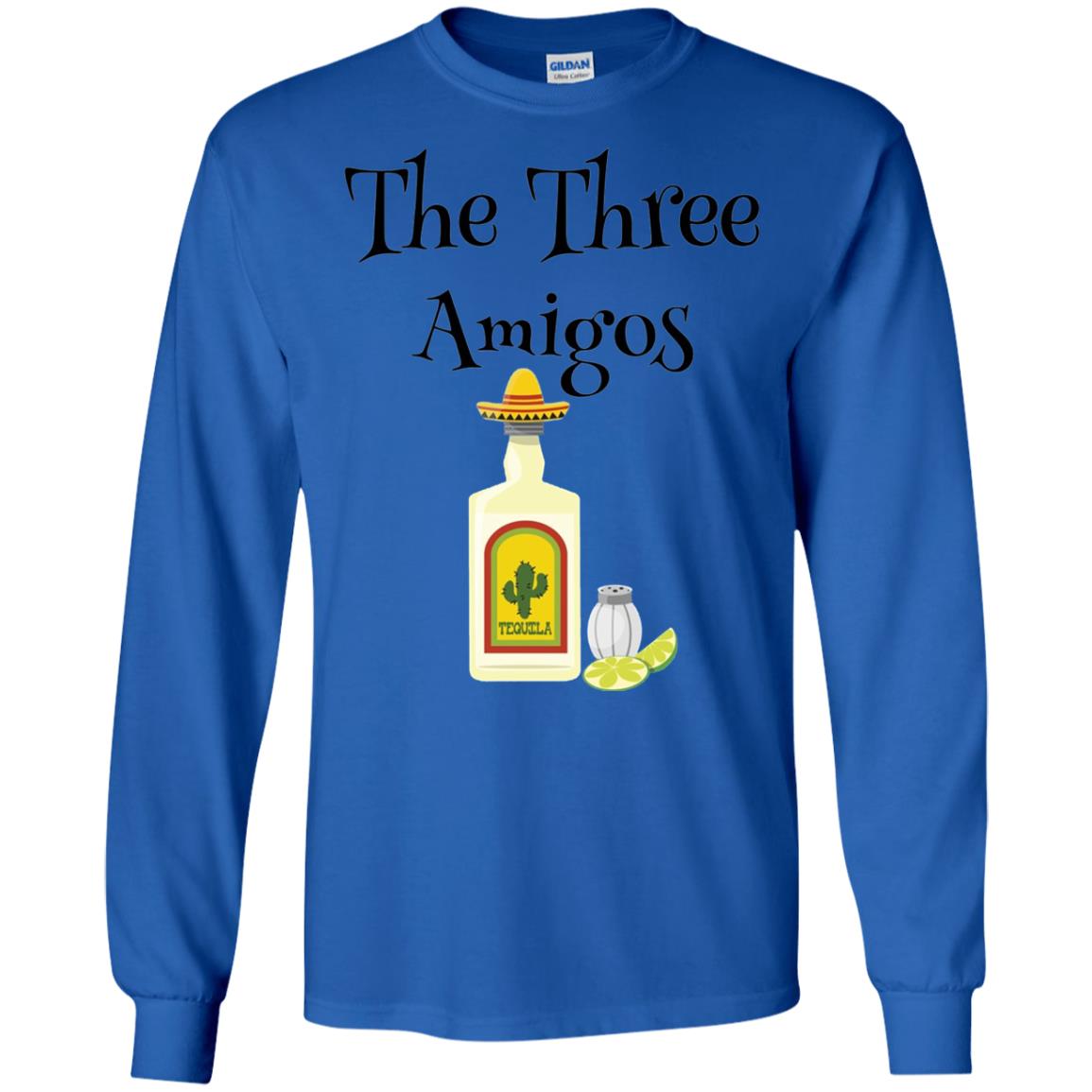 Cooking Lovers T-shirt The Three Amigos Tequila Salt Lime Royal