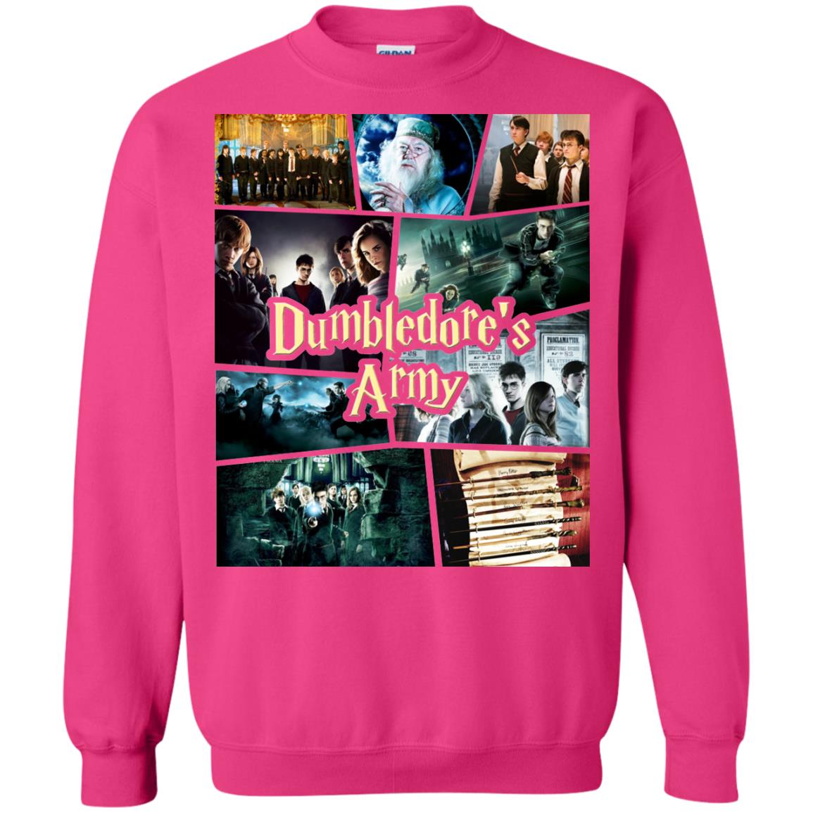 Dumbledore' S Army Gta Harry Potter Fan ShirtG180 Gildan Crewneck Pullover Sweatshirt 8 oz.