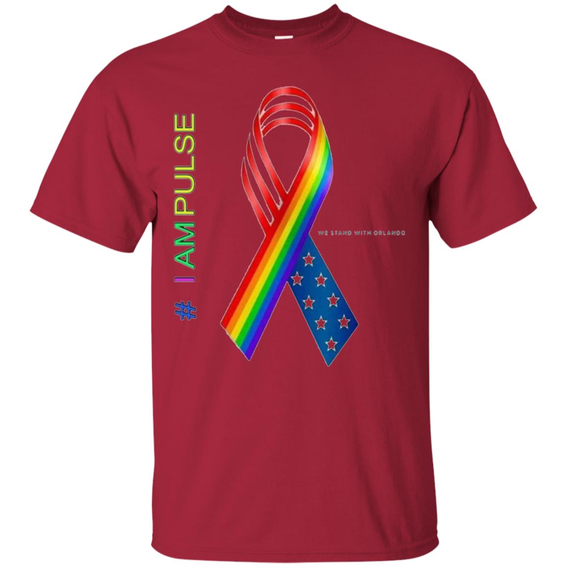 We Stand With Orlando Remembrance Lgbt Shirt Cardinal