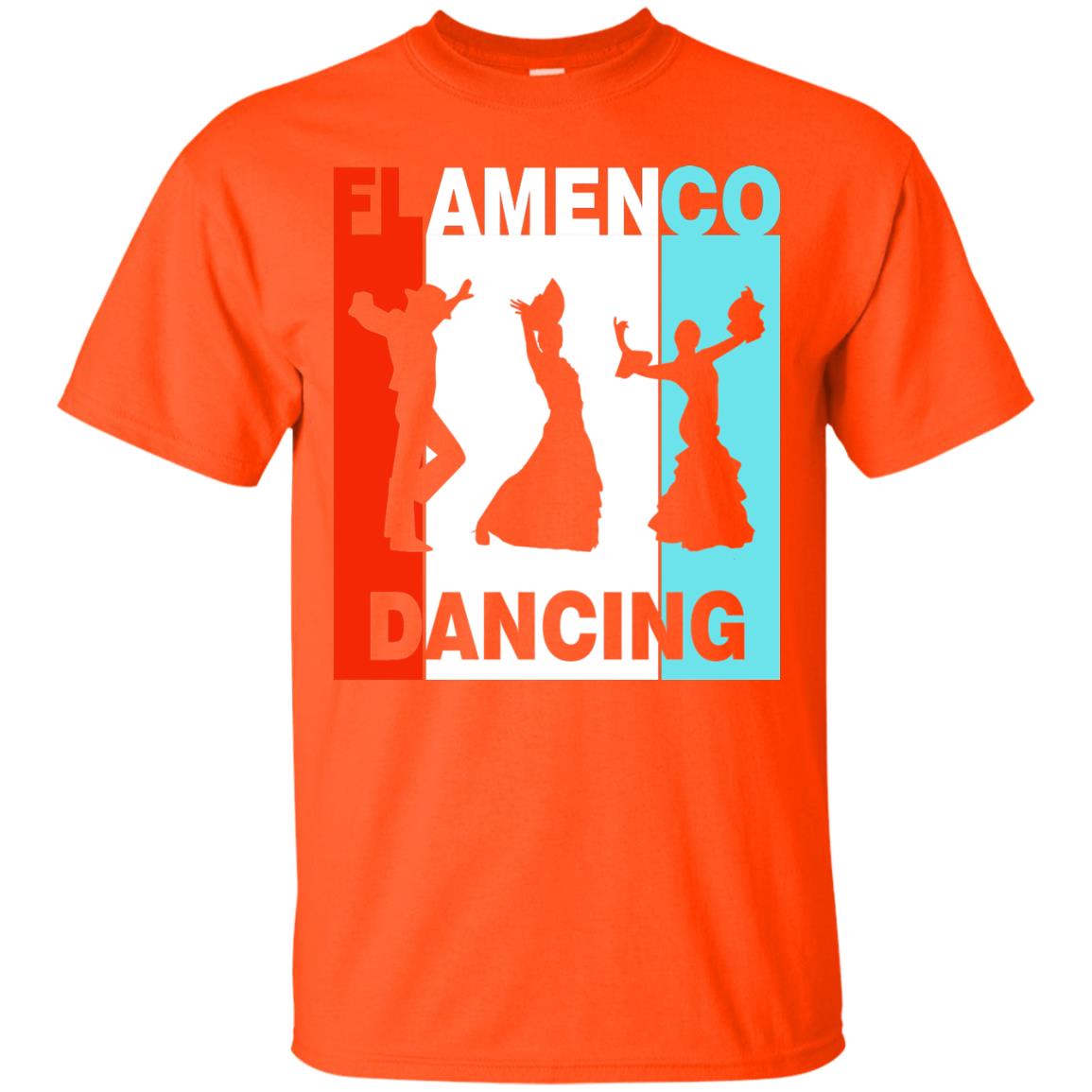 Flamenco Dancing Spanish Dance And Music Lover Shirt Orange