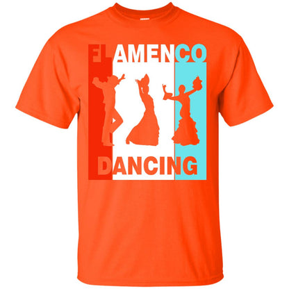 Flamenco Dancing Spanish Dance And Music Lover Shirt Orange