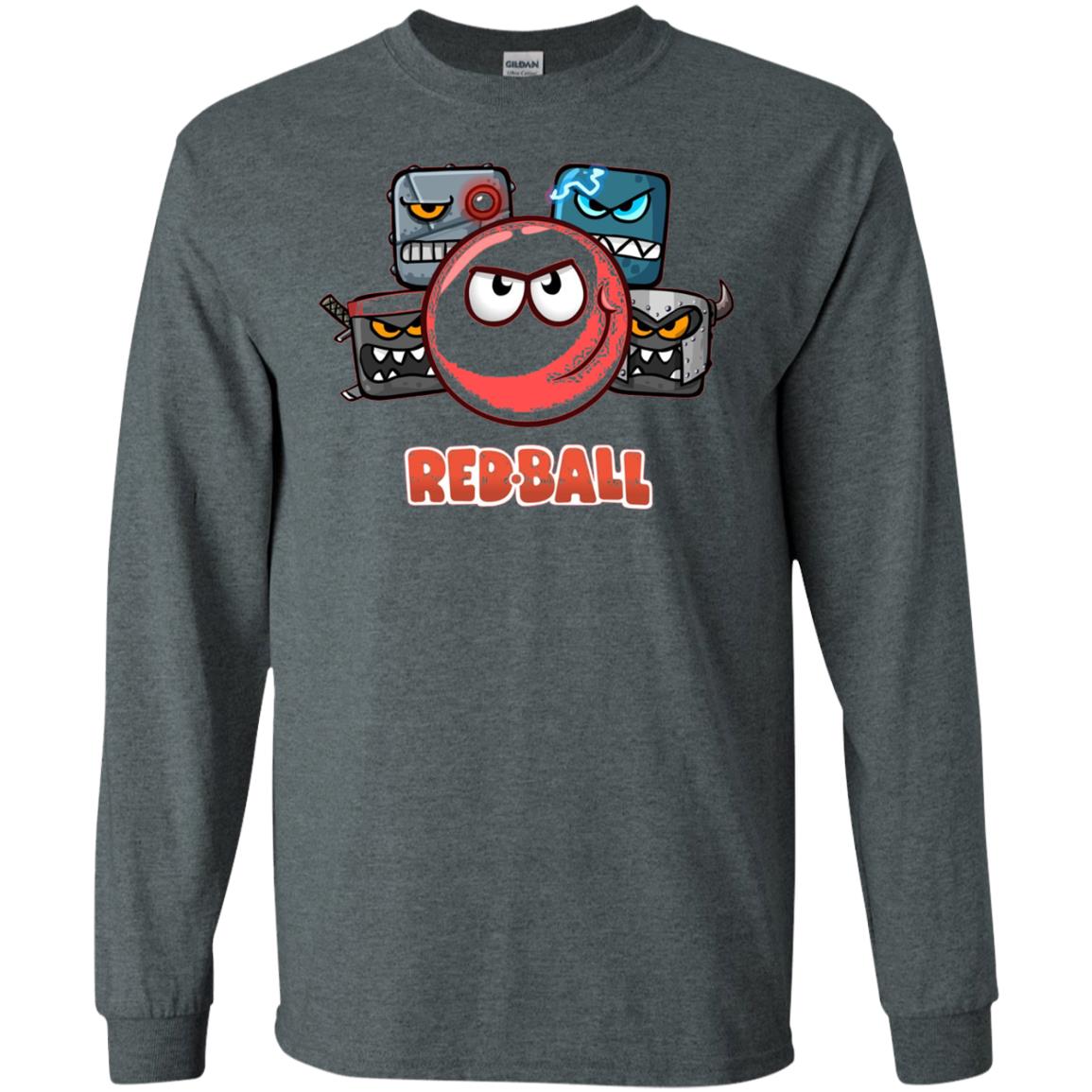 Red Ball 4 The Crew Game Lover T-shirt Dark Heather