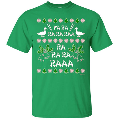 Christmas T-shirt Fa Ra Ra Chinese Duck Dinner Irish Green