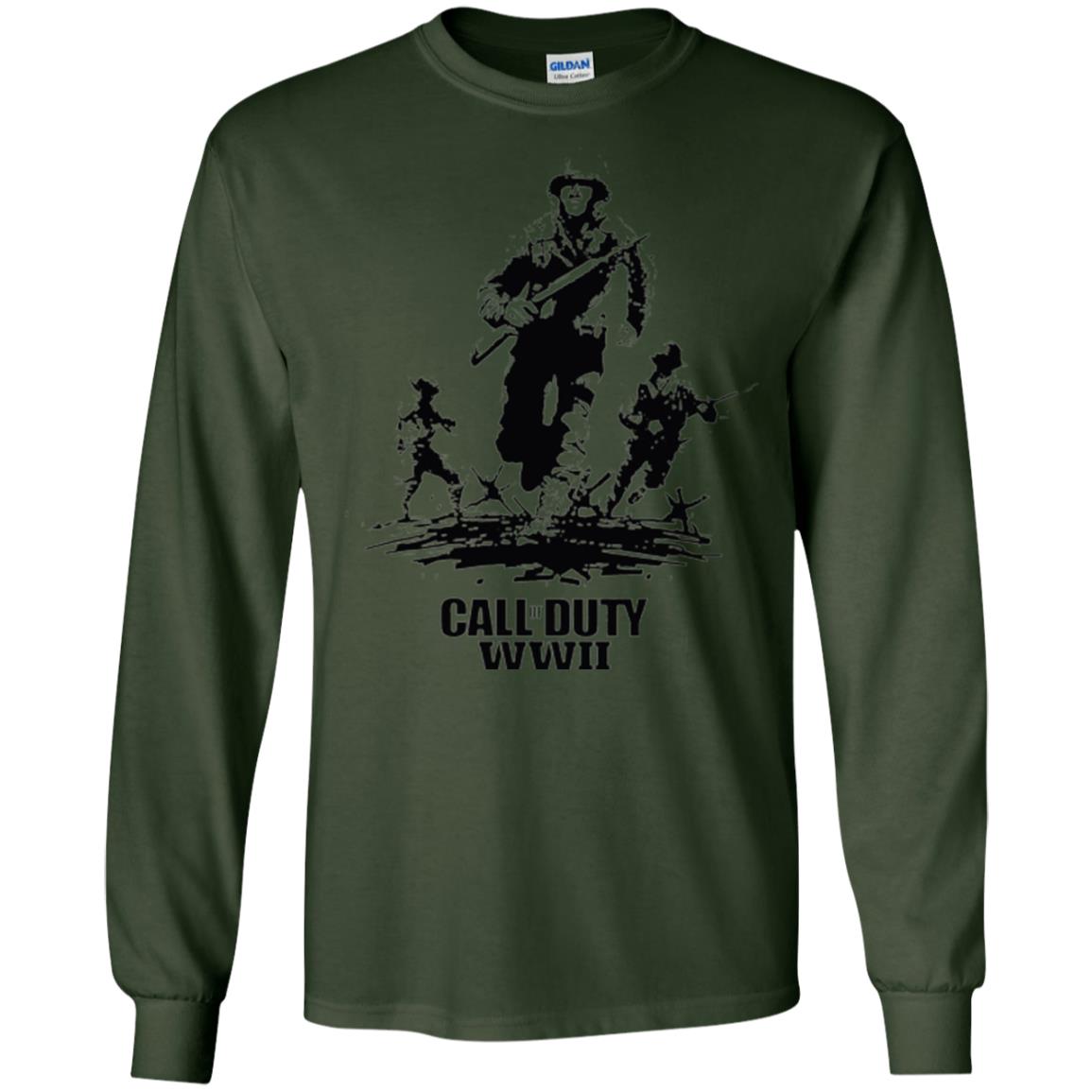Military T-shirt Call Of Duty Wwi Forest Green