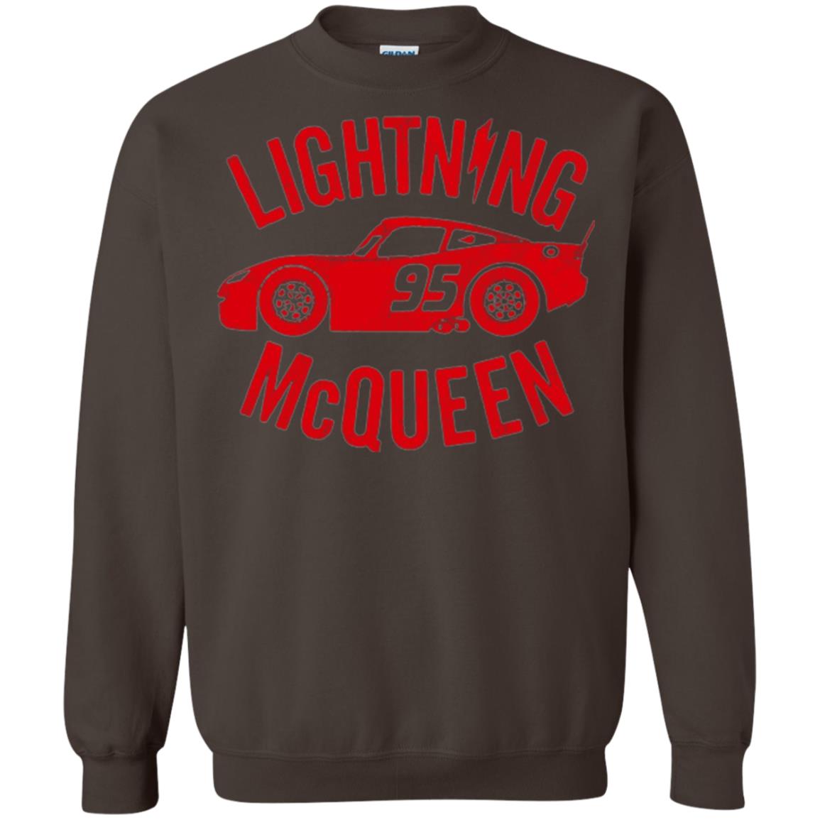 Pixar Cars Lightning 95 Mcqueen Vintage Graphic T-shirt Dark Chocolate