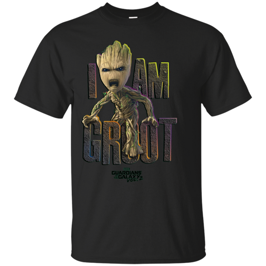 I Am Groot T-Shirt Black