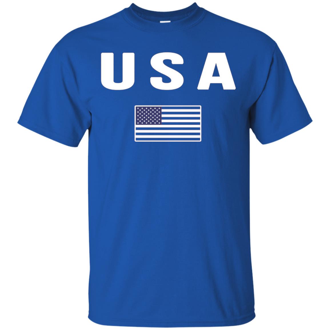 Usa T-shirt America United States Royal