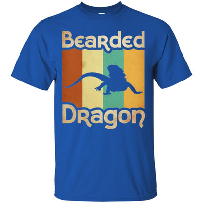 Vintage Retro Bearded Dragon T-shirt Royal