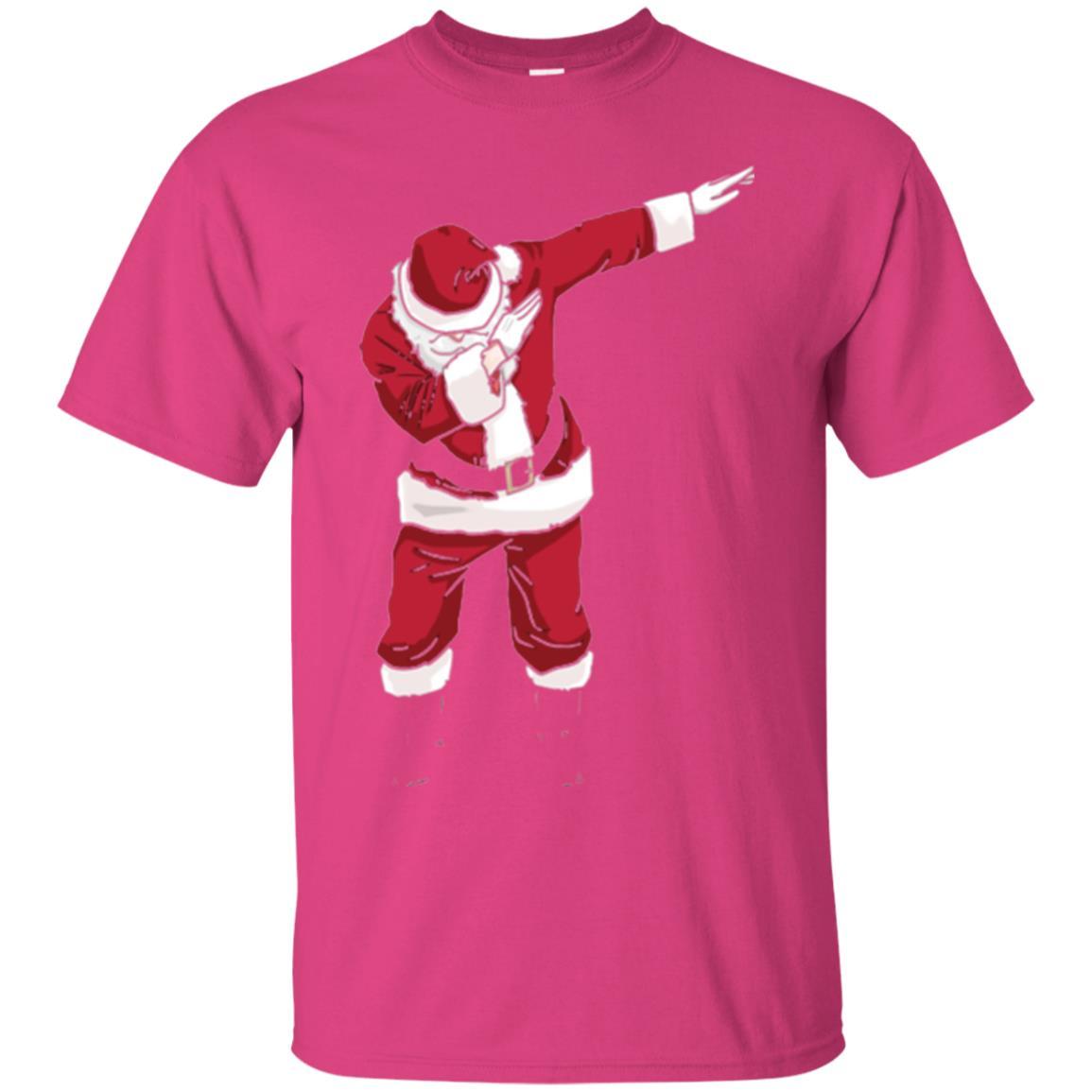 Christmas T-shirt Dabbing Santa Heliconia