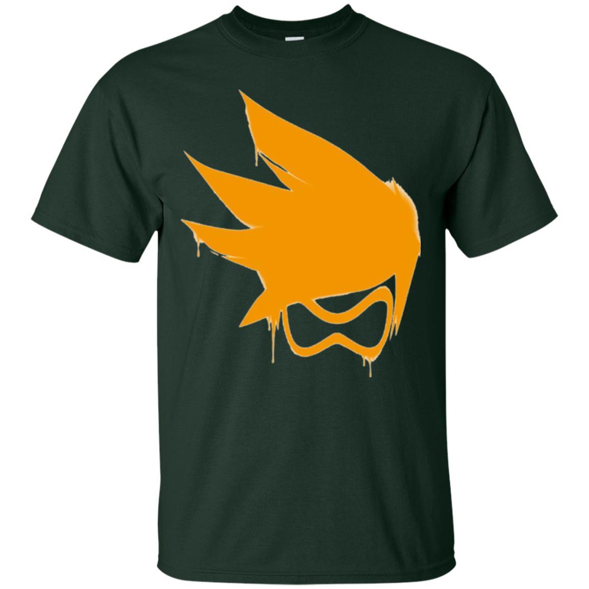 Film T-shirt Tracer Orange Spray T-shirt Forest Green