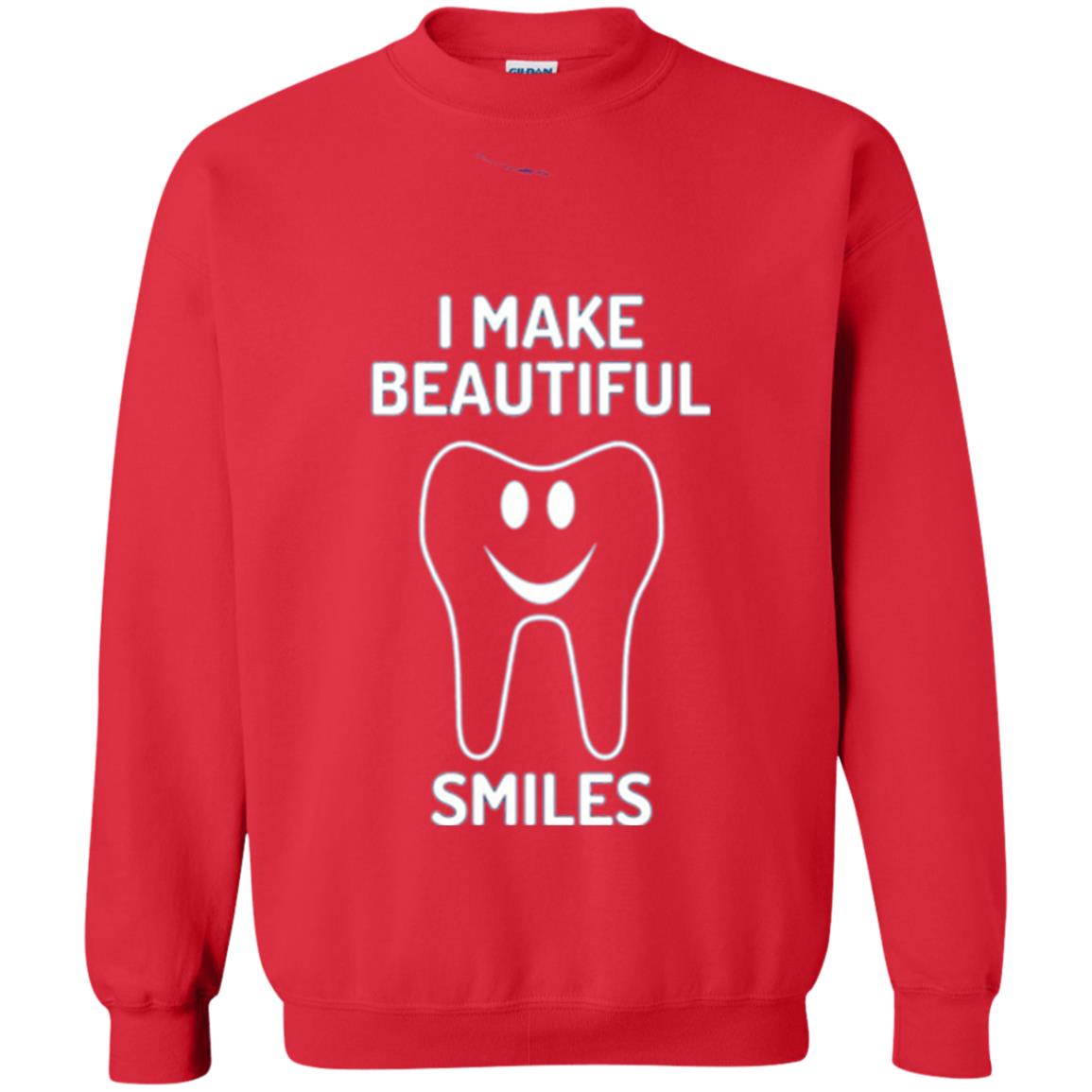 Dentist T-shirt I Make Beautiful Smiles Red