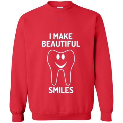 Dentist T-shirt I Make Beautiful Smiles Red