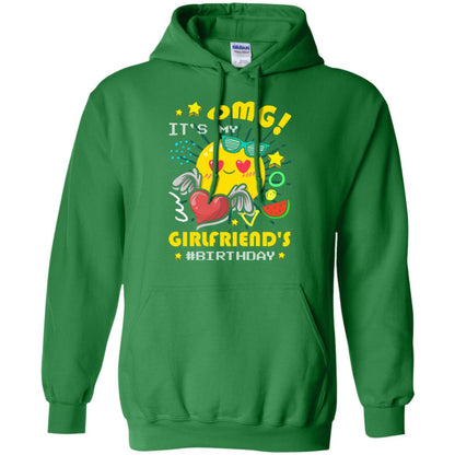 Boyfriend T-shirt Omg It's My Girlfriend's #birthday Irish Green