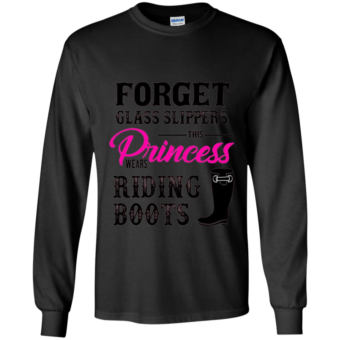 Forget Glass Slippers Princess Wears Riding Boots Black
