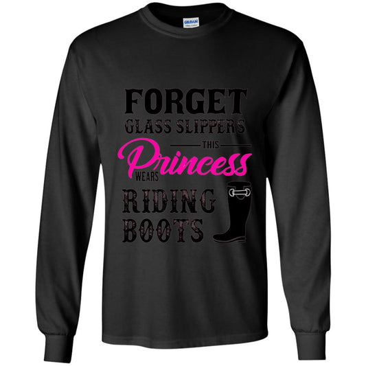 Forget Glass Slippers Princess Wears Riding Boots Black
