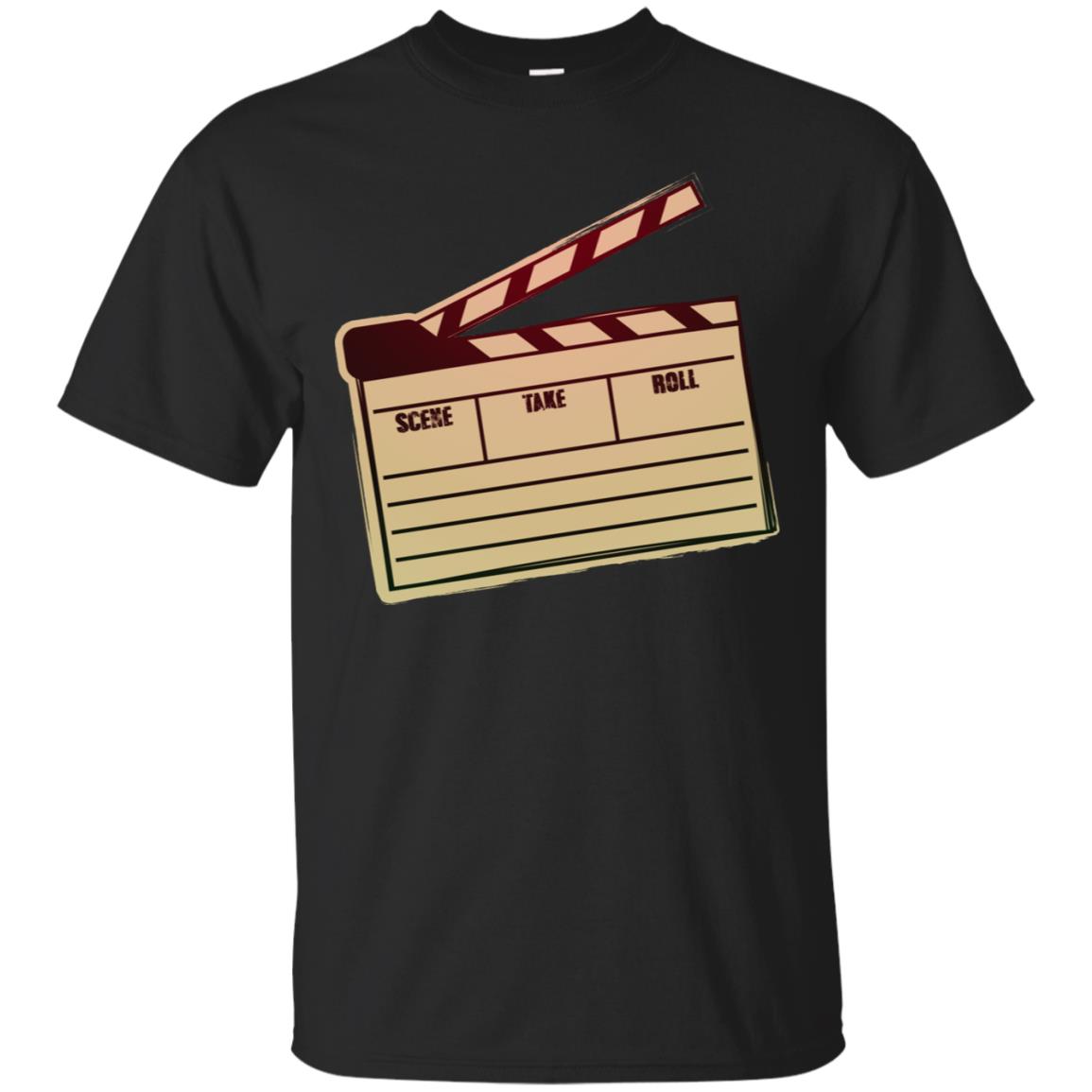 Movie Clapper Filmmaker Film Student Shirt Black
