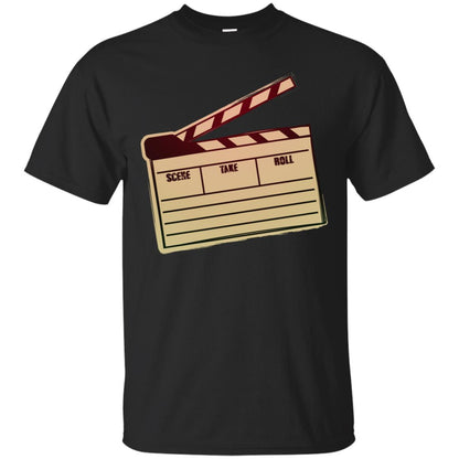Movie Clapper Filmmaker Film Student Shirt Black