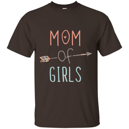 Mommy T-shirt Mom Of Girls Dark Chocolate