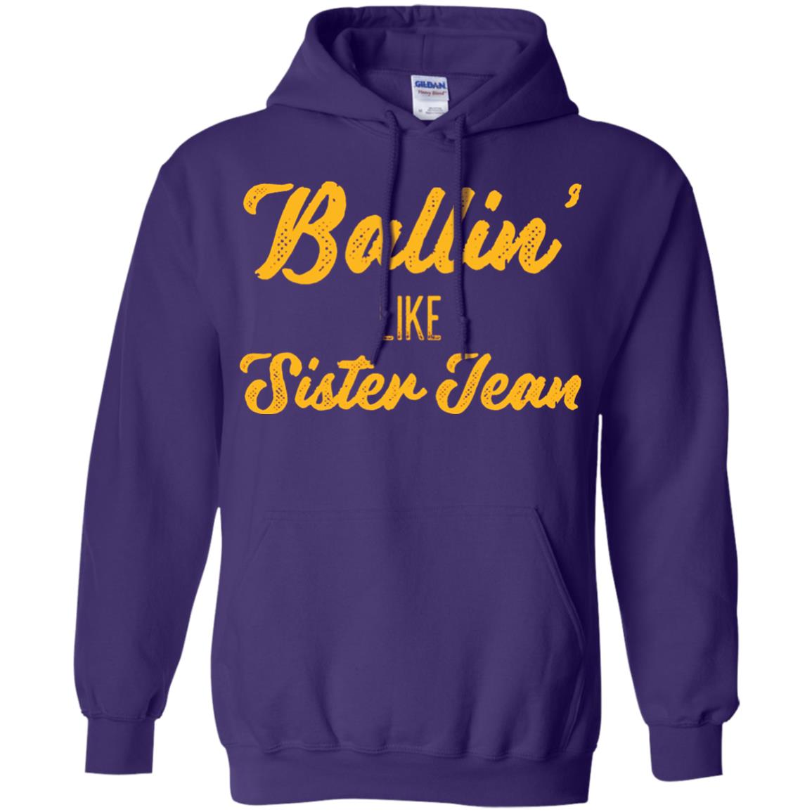 Ballin Like Sister Jean College Basketball Ramblers T-shirt Purple
