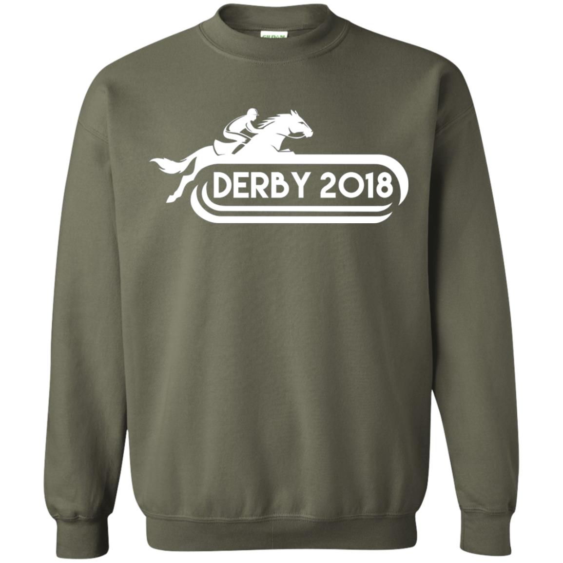 Derby 2018 Shirt Derby 2018 Horse Racing Military Green