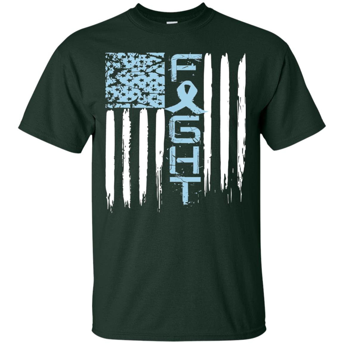 Fight Hope Prostate Cancer Awareness Cancer T-shirt Forest