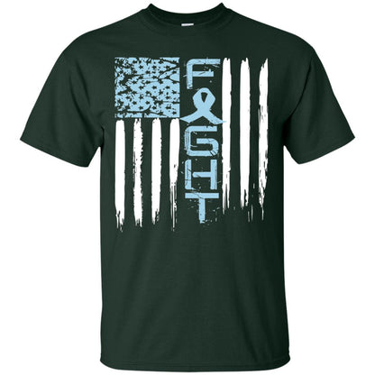 Fight Hope Prostate Cancer Awareness Cancer T-shirt Forest