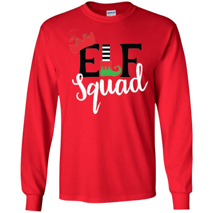 Christmas T-shirt Elf Squad Red