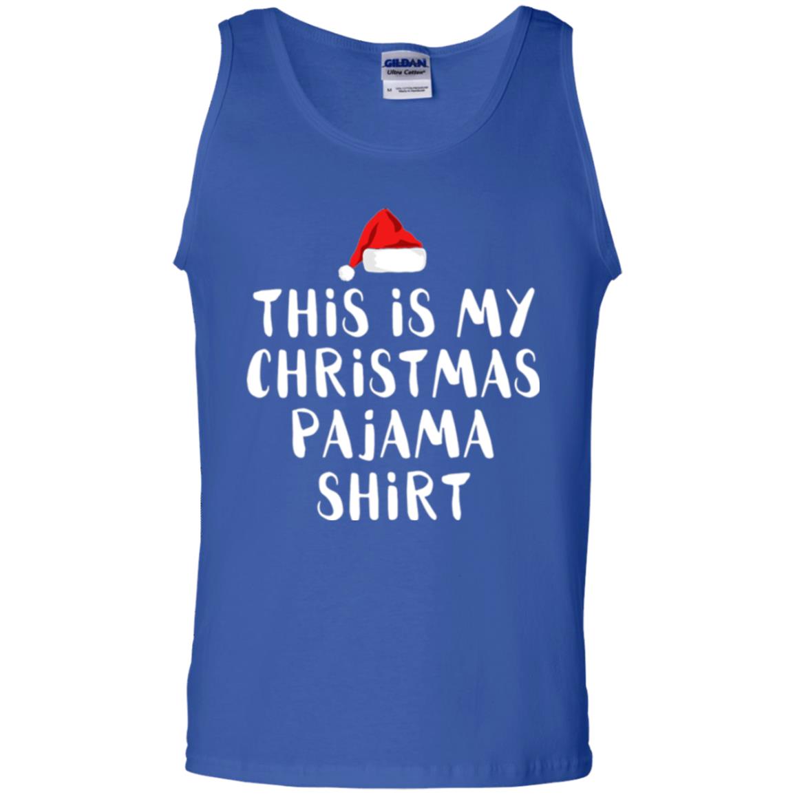 Christmas T-shirt This Is My Christmas Pajama Shirt Royal