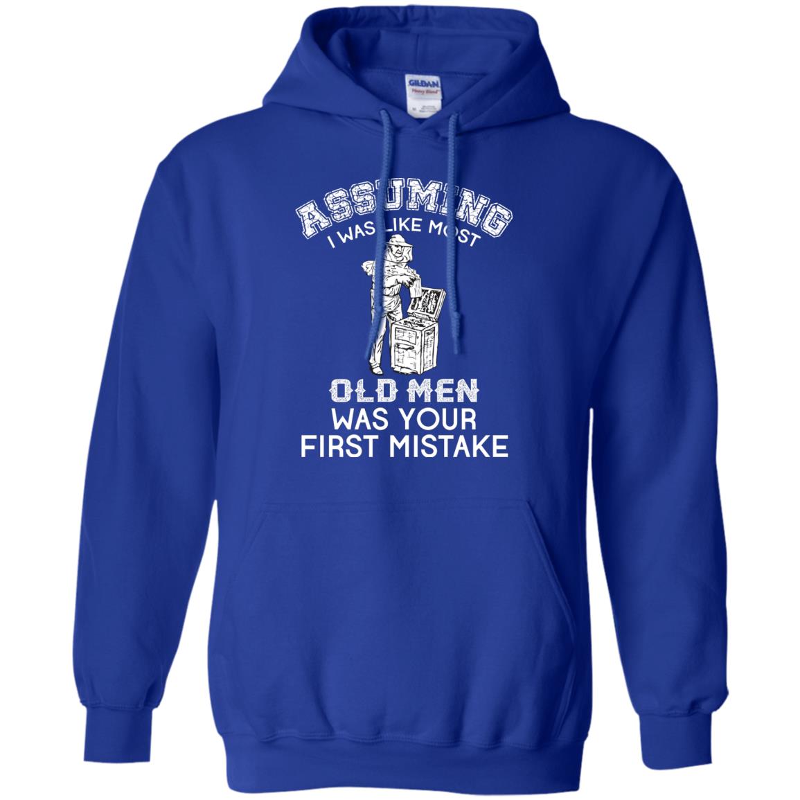 Assuming I Was Like Most Old Men Beekeeper T-shirt Royal
