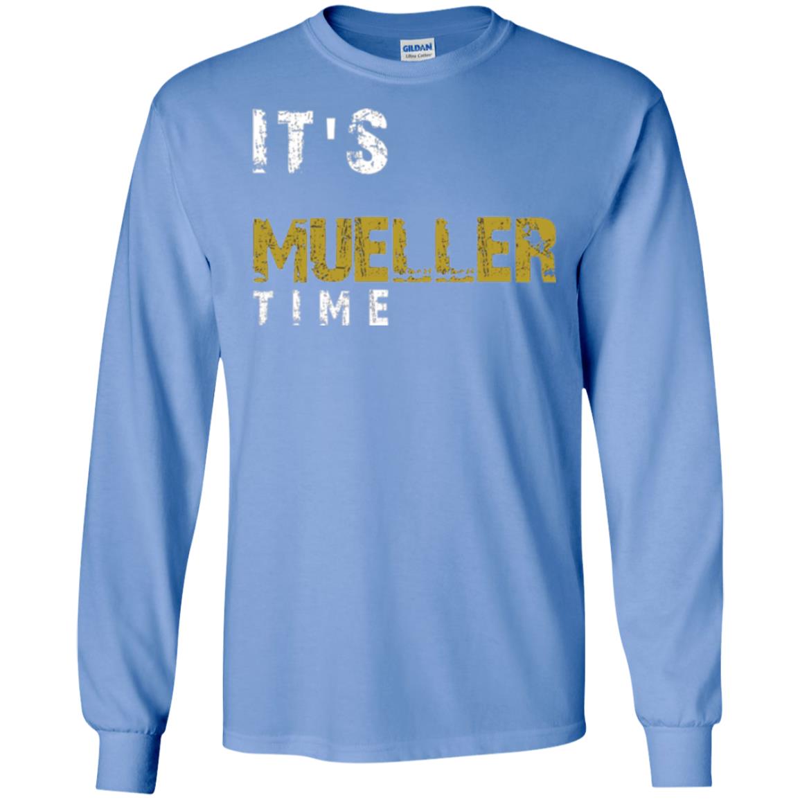 Anti Trump Resist T-shirt It_s Mueller Time Carolina Blue