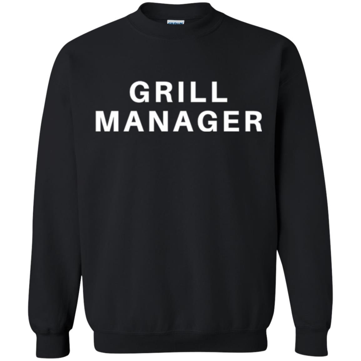 Grill Manager Cooking T-shirt Black