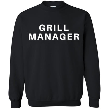 Grill Manager Cooking T-shirt Black