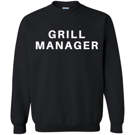 Grill Manager Cooking T-shirt Black