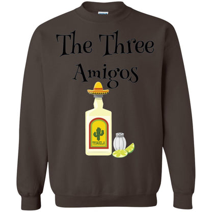 Cooking Lovers T-shirt The Three Amigos Tequila Salt Lime Dark Chocolate