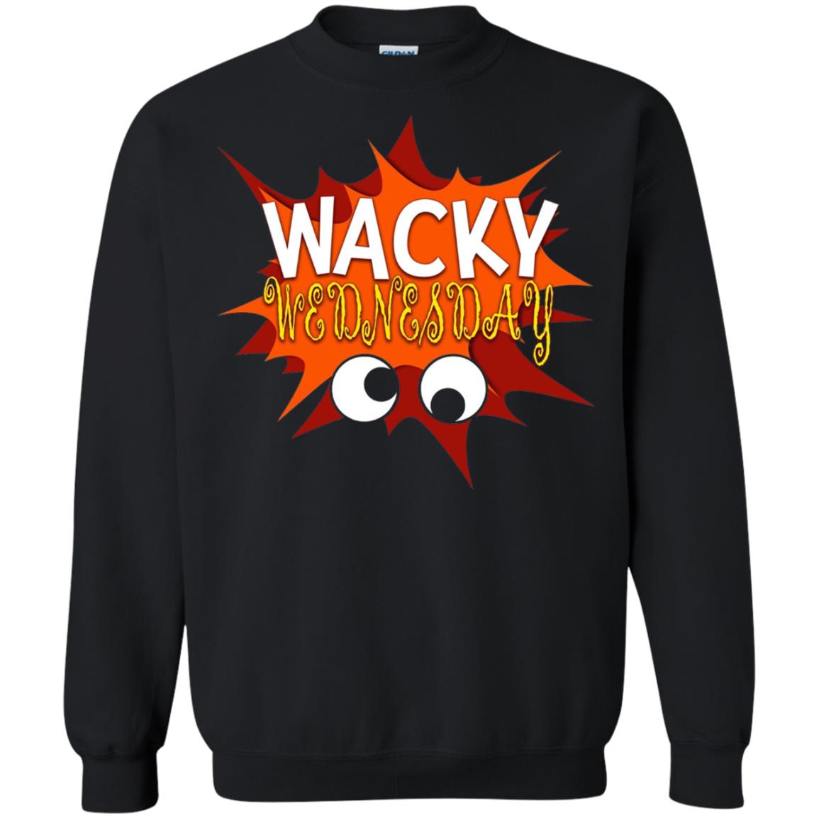 Wacky Wednesday Googly Eyes Silly T-shirt Black