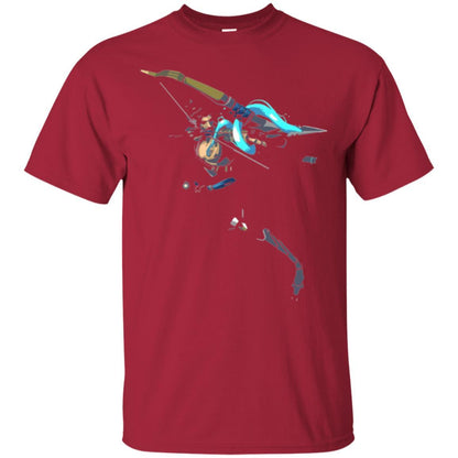 Overwatch Hanzo Dragonstrike Spray T-shirt Cardinal