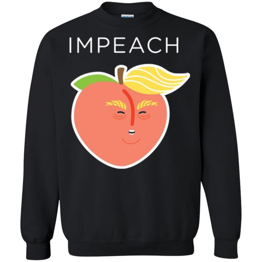 Anti Trump Peach Emoji T-shirt Impeach Donald Black