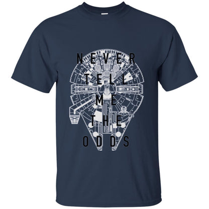 Film T-shirt Falcon Never Tell Me The Odds T-shirt Navy