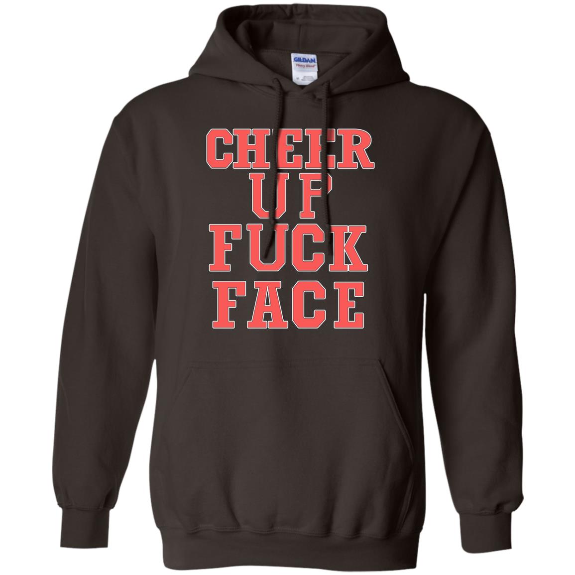 Cheer Up Face Shirt Dark Chocolate