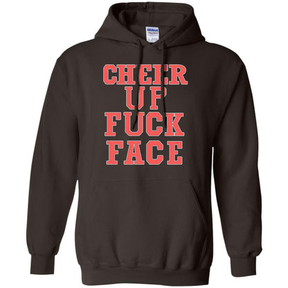 Cheer Up Face Shirt Dark Chocolate