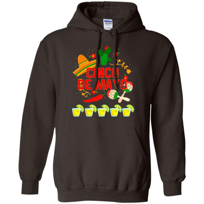 Fiesta Cinco De Mayo T-shirt Cinco De Mayo Dark Chocolate