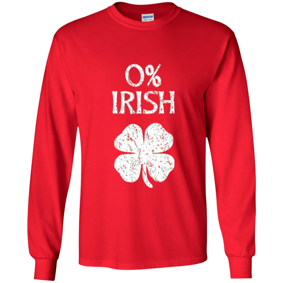 St. Patrick Day T-shirt Shamrocks 0_ Irish Vintage Red