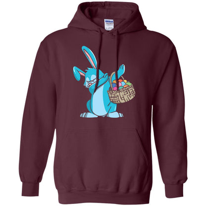 Easter Bunny Dab Easter Shirt Maroon