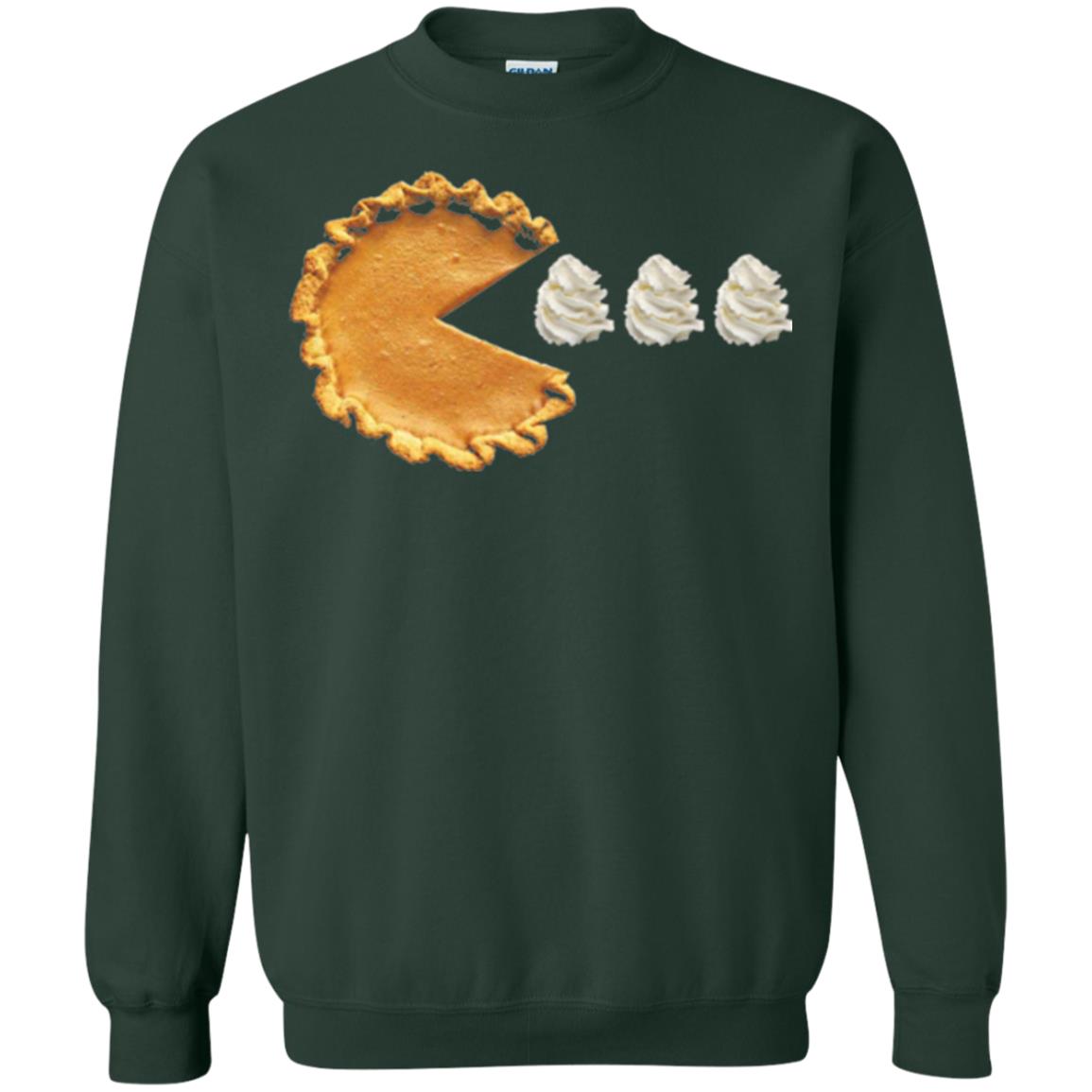 Pumpkin Pie Thanksgiving T-shirt Forest Green