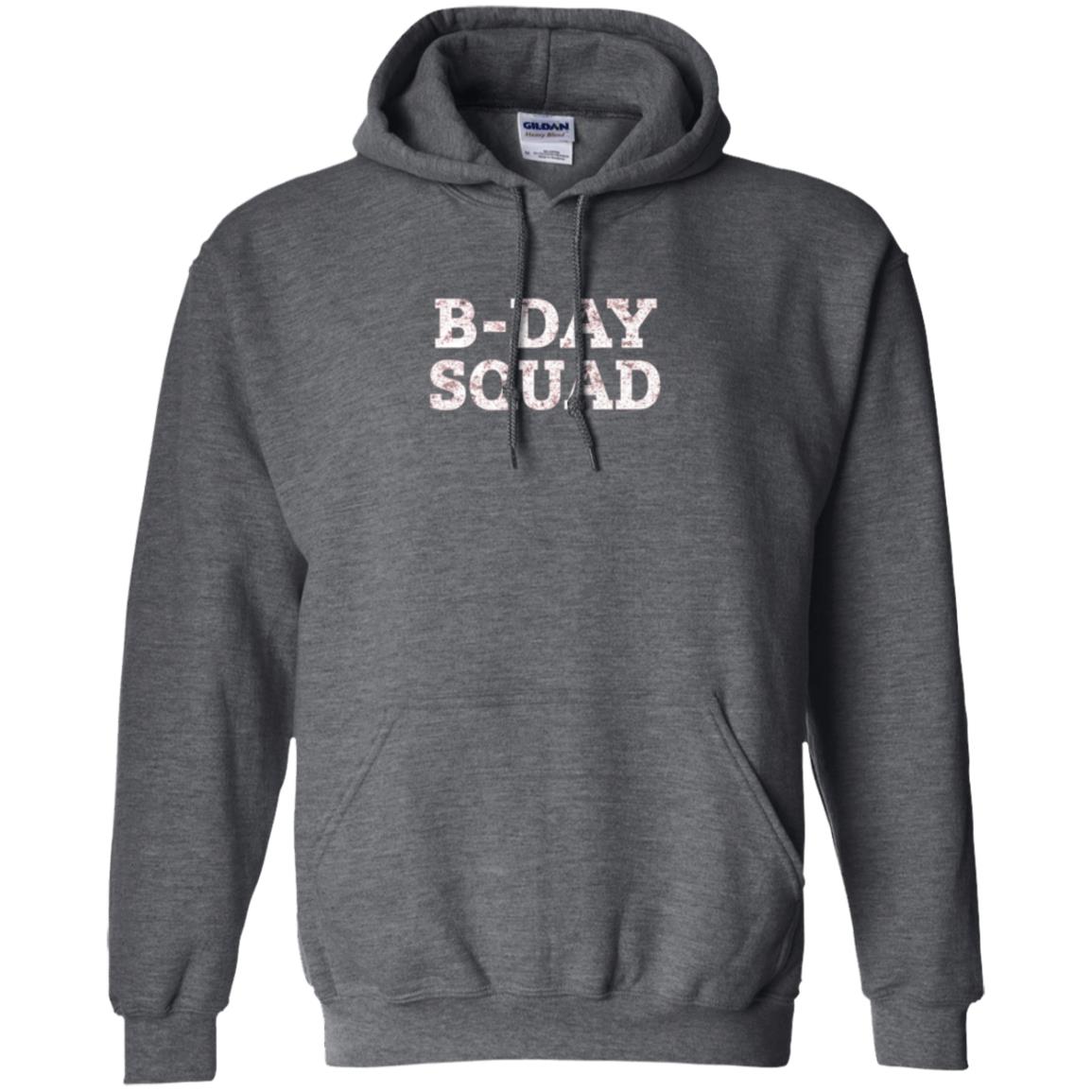 B-day Squad Birthday Party T-shirt Dark Heather