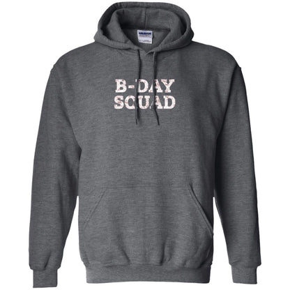 B-day Squad Birthday Party T-shirt Dark Heather