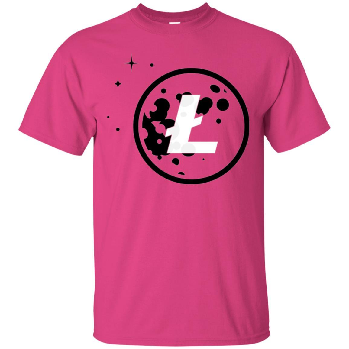 Litecoin Moon Logo Cryptocurrency T-shirt