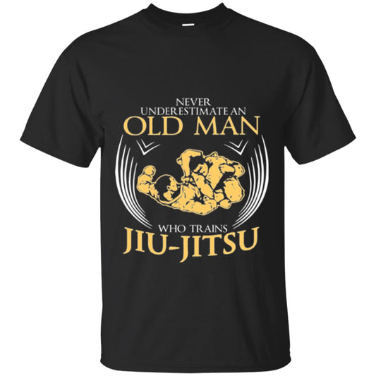 Old Man Who Trains Jiu Jitsu Jiu Jitsu T-shirt Black