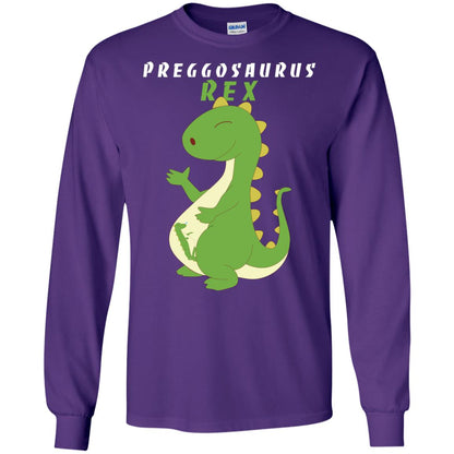 Dinosaur Pregnancy Pregosaurus Shirt Purple